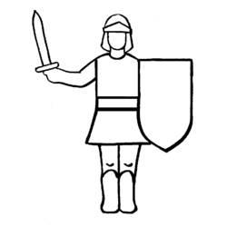Coloriage et dessin Chevalier à imprimer