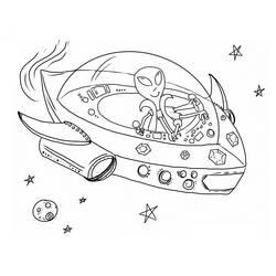 Coloriage et dessin Extraterrestre à imprimer