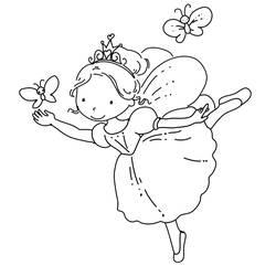 Coloriage et dessin Fée à imprimer