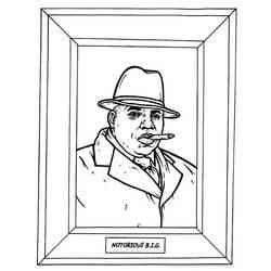 Coloriage et dessin Gangster à imprimer