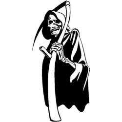 Coloriage et dessin La Mort à imprimer