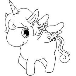 Coloriage et dessin Licorne à imprimer