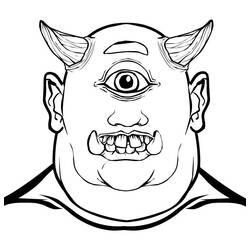 Coloriage et dessin Ogre à imprimer