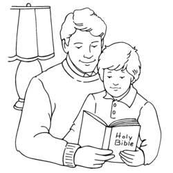 Coloriage et dessin Papa à imprimer