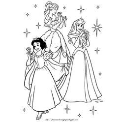 Coloriage et dessin Princesse à imprimer