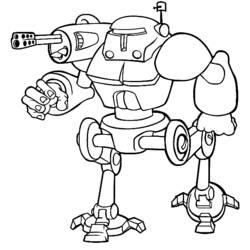 Coloriage et dessin Robot à imprimer