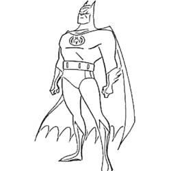 Coloriage et dessin Batman à imprimer