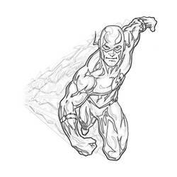 Coloriage et dessin Flash à imprimer