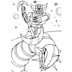 Coloriage et dessin Goldorak à imprimer
