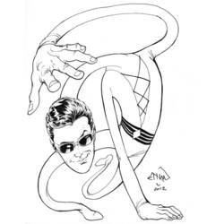 Coloriage et dessin Plastic Man à imprimer