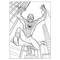 Coloriage et dessin Spiderman à imprimer