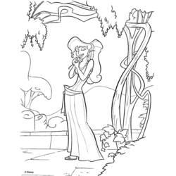 Coloriage et dessin Xena à imprimer