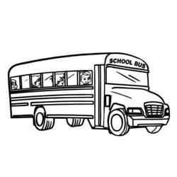 Coloriage et dessin Autobus / Autocar à imprimer