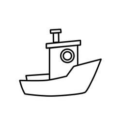 Coloriage et dessin Bateau / Navire à imprimer