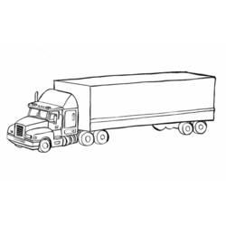 Coloriage et dessin Camion à imprimer
