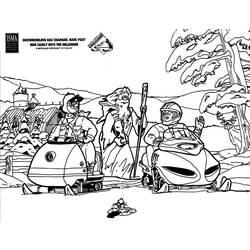 Coloriage et dessin Motoneige / Skidoo à imprimer