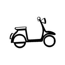 Coloriage et dessin Scooter à imprimer