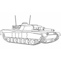 Coloriage et dessin Tank à imprimer