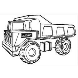 Coloriage et dessin Tonka à imprimer