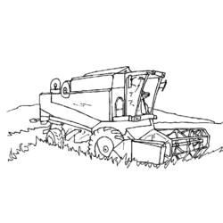 Coloriage et dessin Tracteur à imprimer