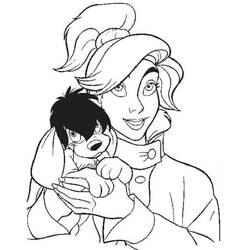 Coloriage et dessin Anastasia à imprimer