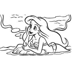 Coloriage et dessin La Petite Sirène à imprimer