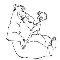 Coloriage et dessin Le Livre de la jungle à imprimer