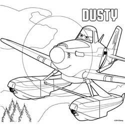 Coloriage et dessin Les Avions (Planes) à imprimer