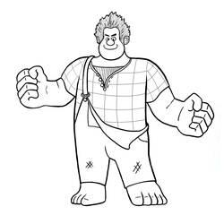 Coloriage et dessin Les Mondes de Ralph à imprimer