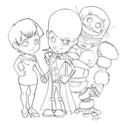 Coloriage et dessin Megamind à imprimer