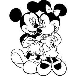 Coloriage et dessin Mickey à imprimer