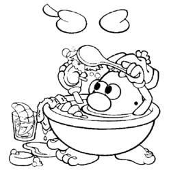 Coloriage et dessin Monsieur Patate à imprimer