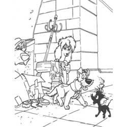 Coloriage et dessin Oliver et compagnie à imprimer