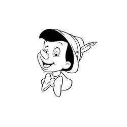 Coloriage et dessin Pinocchio à imprimer