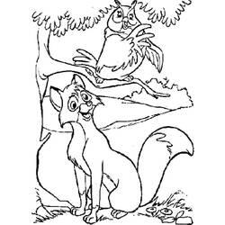 Coloriage et dessin Rox et Rouky à imprimer