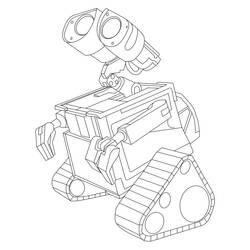 Coloriage et dessin Wall-E à imprimer