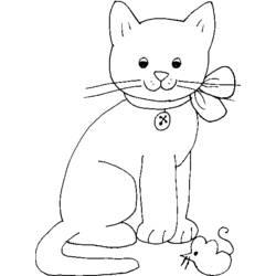 Coloriage et dessin Chat à imprimer