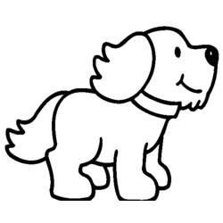 Coloriage et dessin Chien à imprimer