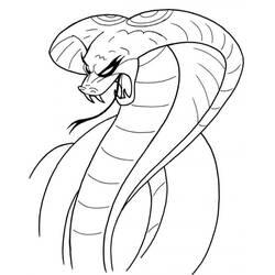 Coloriage et dessin Cobra à imprimer