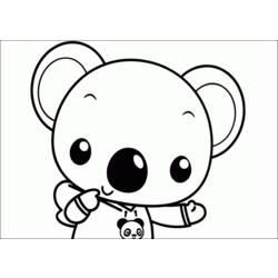 Coloriage et dessin Koala à imprimer