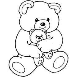 Coloriage et dessin Ours à imprimer