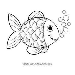 Coloriage et dessin Poisson à imprimer