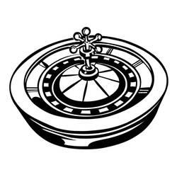 Coloriage et dessin Casino à imprimer