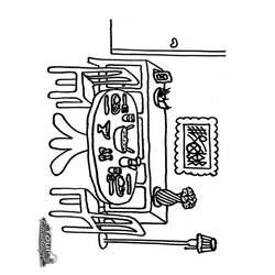 Coloriage et dessin Salle à manger à imprimer