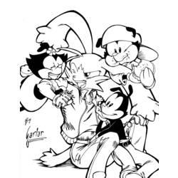 Coloriage et dessin Animaniacs à imprimer