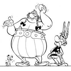 Coloriage et dessin Asterix et Obelix à imprimer