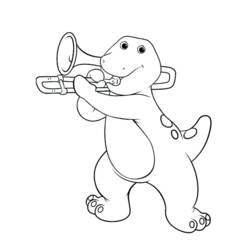 Coloriage et dessin Barney et ses amis à imprimer