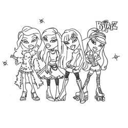 Coloriage et dessin Bratz à imprimer