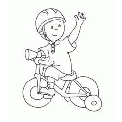 Coloriage et dessin Caillou à imprimer