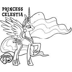 Coloriage et dessin Celestia à imprimer